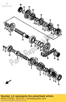 0926725002, Suzuki, Roulement à billes suzuki rg gamma rgc 500, Nouveau