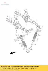 Suzuki 1289245000220 calço, taco 2.2 - Lado inferior