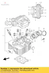 Ici, vous pouvez commander le tête assy, ?? Cylindre auprès de Suzuki , avec le numéro de pièce 1110005G00: