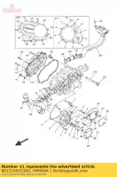 901510502300, Yamaha, tornillo, avellanado (21v) yamaha dt lc 1gl spain 261gl-352s1 tz yfm yxr 125 250 350 400 450 600 660 1986 1987 1988 1989 2000 2001 2002 2003 2004 2005 2006 2007 2008 2009 2010 2011 2012 2013 2014 2015 2016, Nuevo