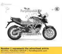 851943, Piaggio Group, conjunto de ferramentas aprilia  mana na zd4rc000, zd4rca00, zd4rc001, zd4rcc00 zd4rcb00, zd4rcc01, zd4rce00 850 2007 2008 2009 2010 2011 2016, Novo