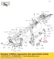 120530271, Kawasaki, 01 geleideketting,lwr kawasaki  230 2020 2021, Nieuw