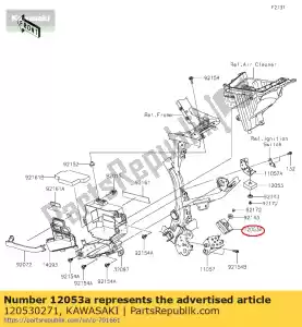 kawasaki 120530271 01 geleideketting,lwr - Onderkant