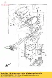 Aqui você pode pedir o colchete 2 em Yamaha , com o número da peça 5P5284361000: