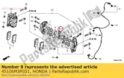 springkussen van Honda, met onderdeel nummer 45106MJPG51, bestel je hier online: