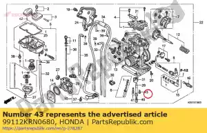 honda 99112KRN0680 jet, bystarter, # 68 - La partie au fond