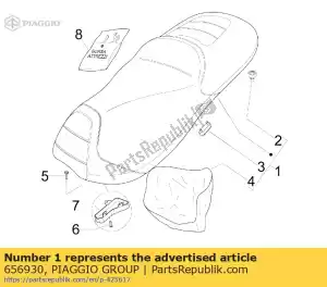 Piaggio Group 656930 monta? siod?a - Dół