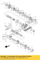 2412019F00, Suzuki, arbre, compteur suzuki sv 650 1999 2000 2001 2002 2003, Nouveau