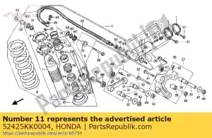 Honda 52425KK0004 caso, rr.damper - Lado inferior