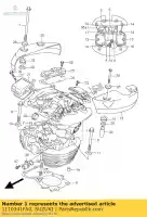 1110341FA0, Suzuki, montagem da cabeça, cilindro suzuki vl 800 2005 2006, Novo