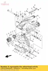 Ici, vous pouvez commander le buisson auprès de Yamaha , avec le numéro de pièce 23P221840000: