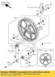 Tutaj możesz zamówić olej uszczelniaj? Cy kh100-g5 od Kawasaki , z numerem części 920491173: