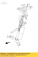 5132844G00, Suzuki, bout suzuki gsr 600 2006 2007 2008 2009 2010, Nieuw