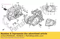 23521MAN690, Honda, piastra, regolazione dei cuscinetti honda xr  r nx dominator fmx funmoto xbr s slr fx vigor xbr500 xr600r xbr500s nx650 slr650 fx650 fmx650 600 650 500 , Nuovo