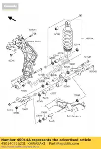 kawasaki 45014032623I amortyzator, spr??yna sil + body bl zr100 - Dół