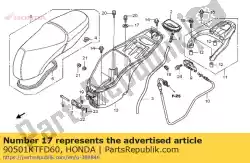 Ici, vous pouvez commander le rondelle, lisse auprès de Honda , avec le numéro de pièce 90501KTFD60: