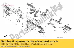 Aqui você pode pedir o nenhuma descrição disponível no momento em Honda , com o número da peça 50617MB2000: