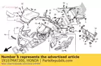19107MAT300, Honda, afdichting, hittebescherming fr. honda cbr 1100 1997 1998, Nieuw