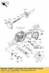 Aquí puede pedir asiento-resorte zx750-g2 de Kawasaki , con el número de pieza 160071120: