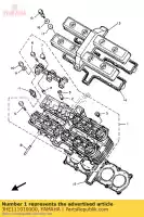 3HE111010000, Yamaha, cylinder head assy yamaha fzr genesis 600, New