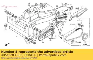 honda 40545MEL003 articulación, cadena de transmisión (zj) (daido) - Lado inferior