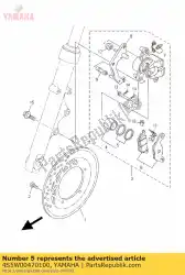 Here you can order the caliper seal kit from Yamaha, with part number 4S5W00470100: