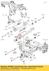 Tutaj możesz zamówić tuleja-guma er650c9f od Kawasaki , z numerem części 920920021: