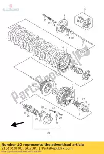 suzuki 2161010F00 conjunto de cames, embreagem - Lado inferior