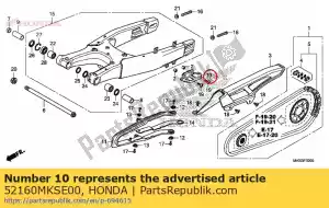 honda 52160MKSE00 guard chain - Bottom side