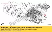 90418KYJ900, Honda, sluitring, 12,2x17x1,5 honda cb  f cbr r crf ra l x m xa fa cbr250r cbr250ra cb500f cb500fa cbr500r cbr500ra crf250l crf250m cb300fa cb500xa cbr300ra cmx500a crf250la crf250rla cbf300ra 500 250 300 , Nieuw