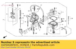 Ici, vous pouvez commander le ressort, bobine de compression auprès de Honda , avec le numéro de pièce 16050GBFB41: