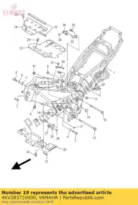 Yamaha 4XV283710000 damper - Bottom side