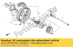 Aqui você pode pedir o transportador de roda dentada em Honda , com o número da peça 42610MM5000: