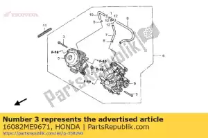 Honda 16082ME9671 screw, pan - Bottom side