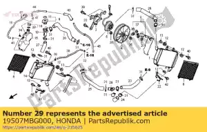 Honda 19507MBG000 comune, a tre vie - Il fondo