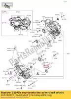 920450062, Kawasaki, Kogellagers kx450d7f kawasaki  klx kx 450 2007 2008 2009 2010 2011 2012 2013 2014 2015 2016 2017 2018 2019 2020 2021, Nieuw