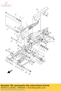 yamaha 903871214E00 collar - Bottom side