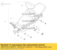 2B005641000C4, Piaggio Group, schienalino completo moto-guzzi zgukya00 zgukya00, zgukye00 zgukyua0 850 2021 2022, Nuovo