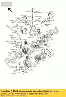 130911345, Kawasaki, soporte, elemento vn750-a2 kawasaki vn 750 1500 1986 1987 1988 1989 1990 1991 1992 1993 1994 1995, Nuevo