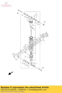 Yamaha 5DH222140000 guide, spring 1 - Bottom side