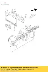 lamp, rr combi van Suzuki, met onderdeel nummer 3571010F00, bestel je hier online: