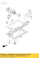 1151135F01, Suzuki, casserole, huile suzuki gsx r750 r1000 r600 r600z 750 1000 600 , Nouveau