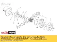 AP8122527, Piaggio Group, porca aprilia  leonardo 250 1999 2000 2001 2002 2003 2004, Novo