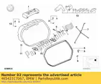 46542317067, BMW, set di rivetti a cerniera bmw  1200 1996 1997 1998 1999 2000 2001 2002 2003 2004, Nuovo