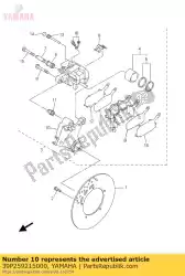 Aqui você pode pedir o colchete, suporte em Yamaha , com o número da peça 39P259215000: