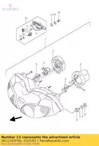 suzuki 3611320F00 empaquetadura - Lado inferior