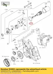 Aqui você pode pedir o junta, motor de arranque klf110-b2 em Kawasaki , com o número da peça 920931079: