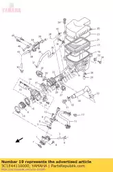 Ici, vous pouvez commander le boîtier de filtre à air auprès de Yamaha , avec le numéro de pièce 3C1E44110000: