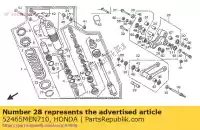 52465MEN710, Honda, Arm sub assy., cushion honda crf 450 2005 2006 2007 2008, New