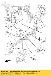 yamaha 3P6823100000 bobine d'allumage assy - La partie au fond